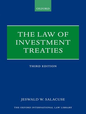 cover image of The Law of Investment Treaties